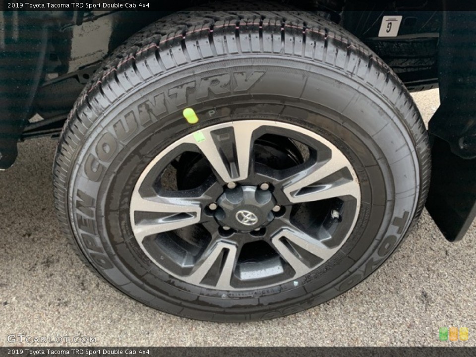 2019 Toyota Tacoma TRD Sport Double Cab 4x4 Wheel and Tire Photo #136328015