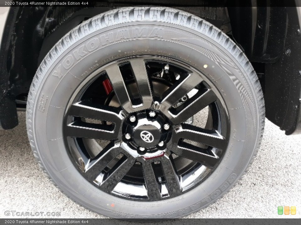 2020 Toyota 4Runner Nightshade Edition 4x4 Wheel and Tire Photo #136349486