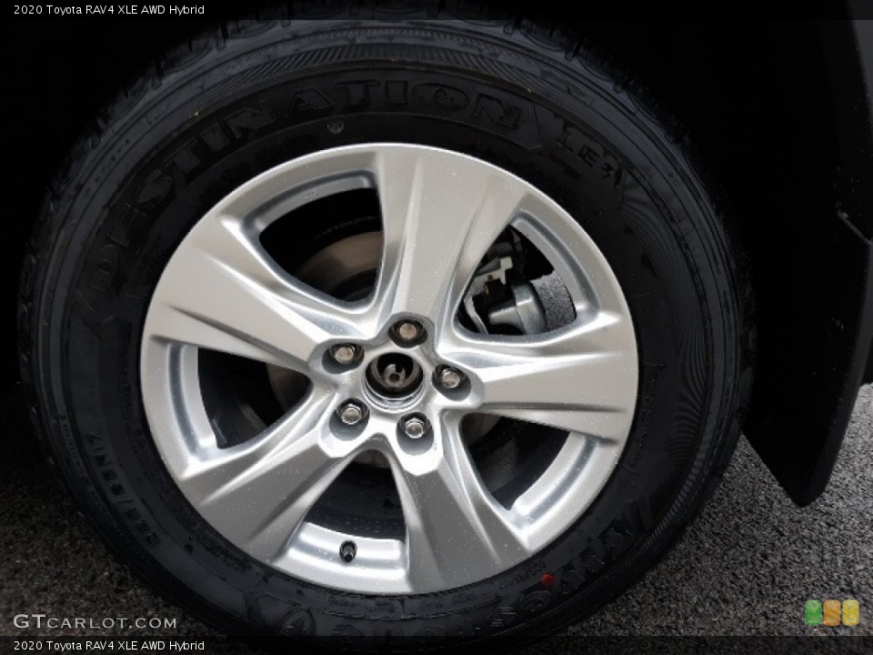 2020 Toyota RAV4 XLE AWD Hybrid Wheel and Tire Photo #136350002