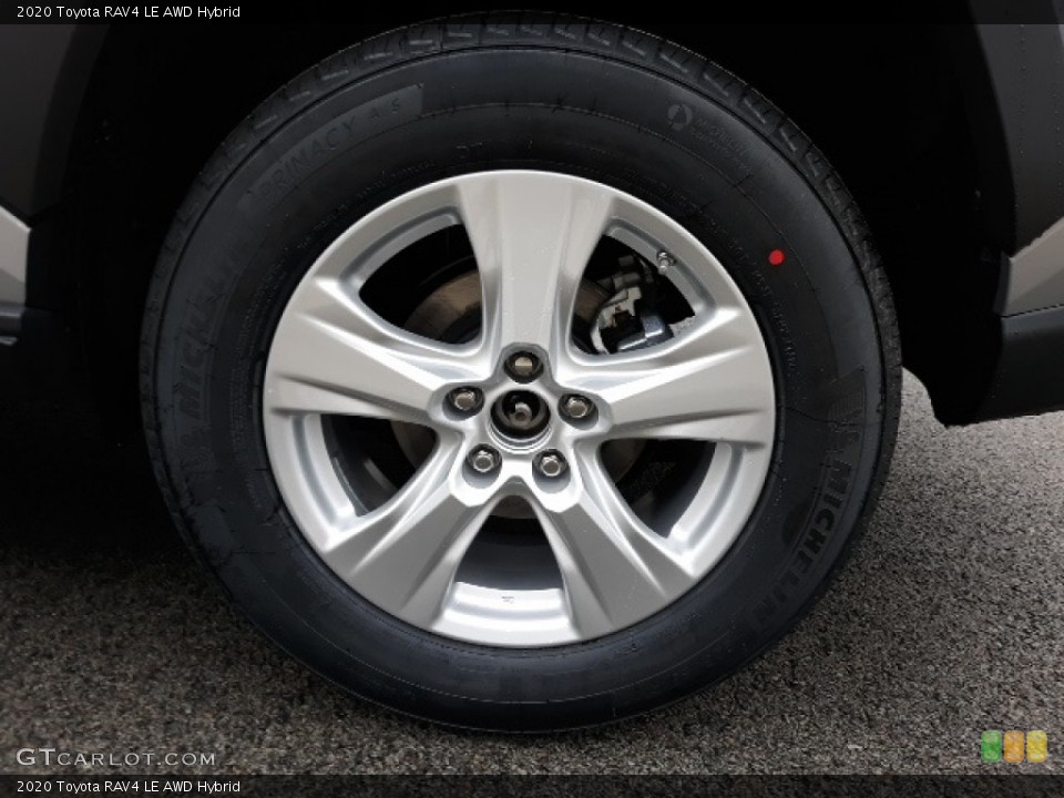 2020 Toyota RAV4 LE AWD Hybrid Wheel and Tire Photo #136350248