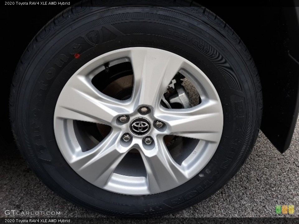 2020 Toyota RAV4 XLE AWD Hybrid Wheel and Tire Photo #136350641