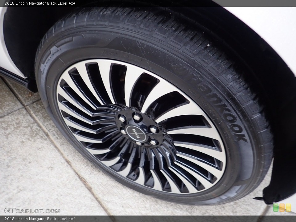 2018 Lincoln Navigator Black Label 4x4 Wheel and Tire Photo #136356839