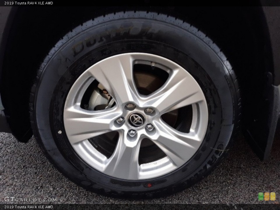 2019 Toyota RAV4 XLE AWD Wheel and Tire Photo #136400931