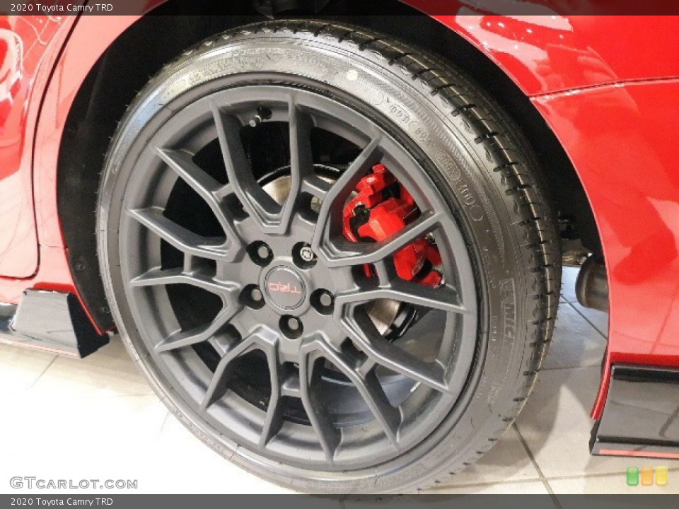 2020 Toyota Camry TRD Wheel and Tire Photo #136401534