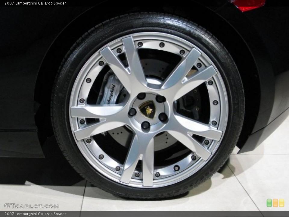 2007 Lamborghini Gallardo Spyder Wheel and Tire Photo #13640297