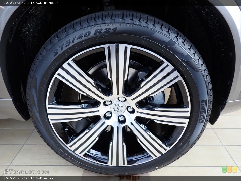 2020 Volvo XC90 T6 AWD Inscription Wheel and Tire Photo #136409605
