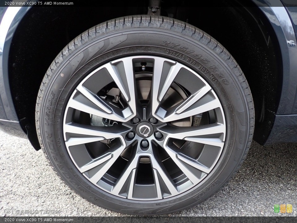 2020 Volvo XC90 T5 AWD Momentum Wheel and Tire Photo #136410554