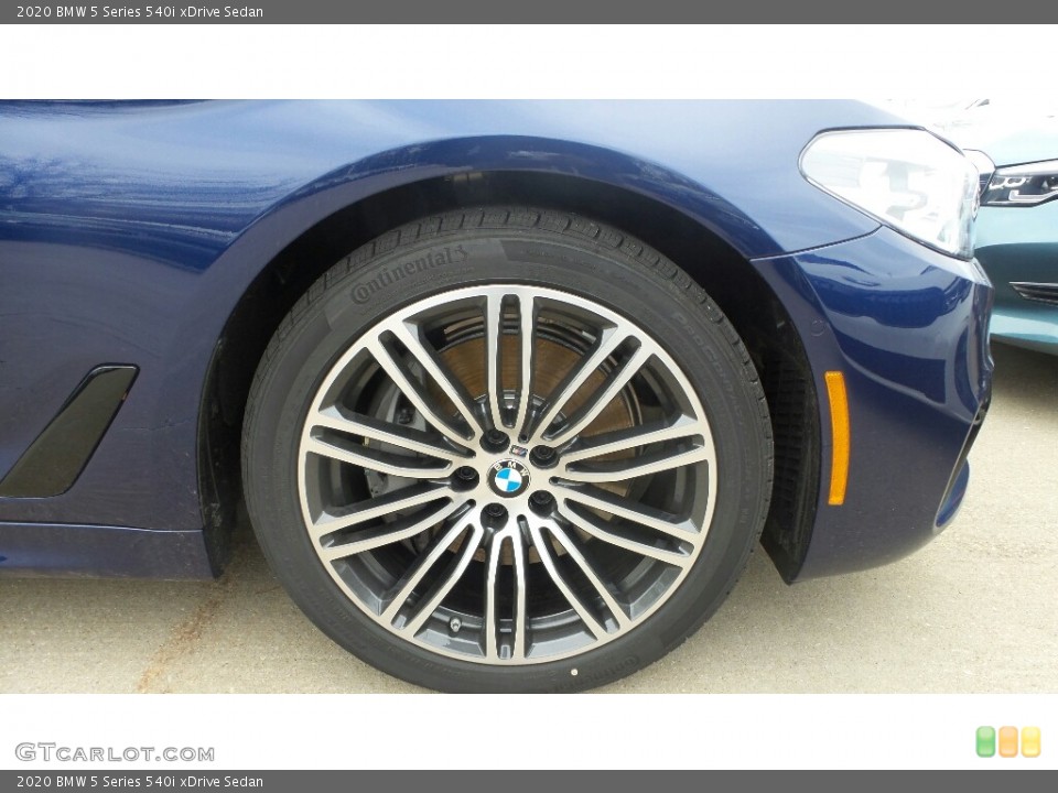 2020 BMW 5 Series 540i xDrive Sedan Wheel and Tire Photo #136442913