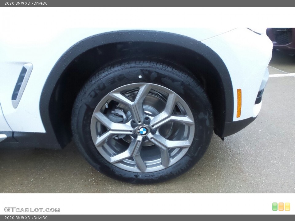 2020 BMW X3 xDrive30i Wheel and Tire Photo #136466161