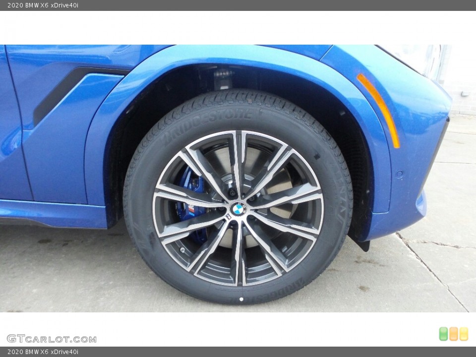 2020 BMW X6 xDrive40i Wheel and Tire Photo #136466506