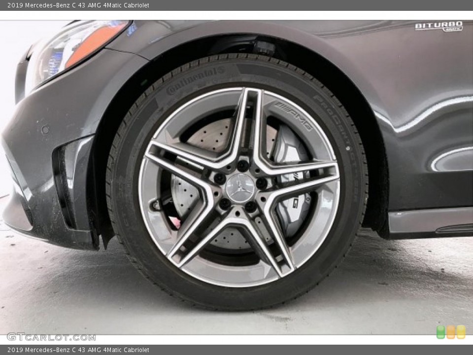 2019 Mercedes-Benz C 43 AMG 4Matic Cabriolet Wheel and Tire Photo #136500919