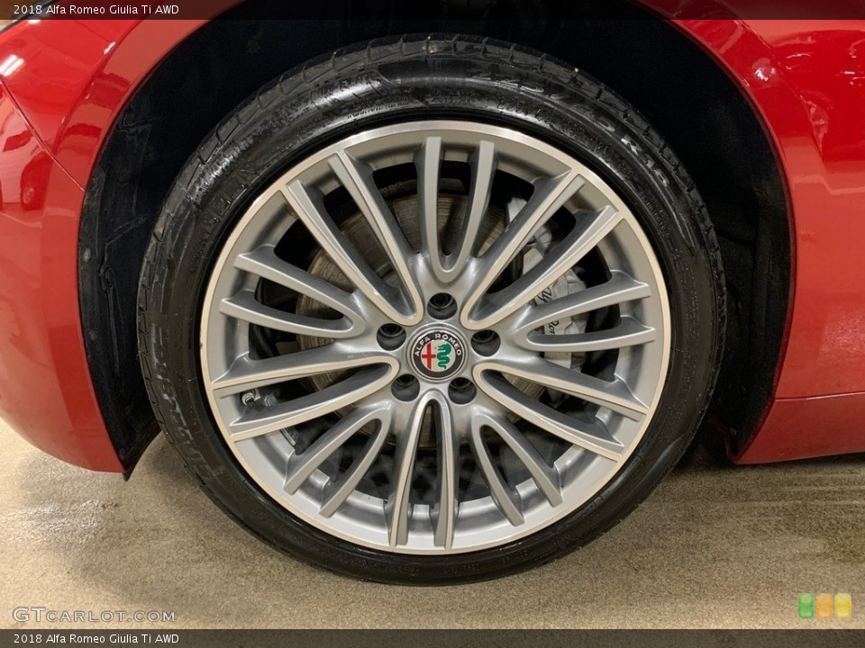 2018 Alfa Romeo Giulia Ti AWD Wheel and Tire Photo #136624641
