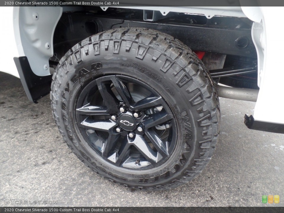 2020 Chevrolet Silverado 1500 Custom Trail Boss Double Cab 4x4 Wheel and Tire Photo #136637170