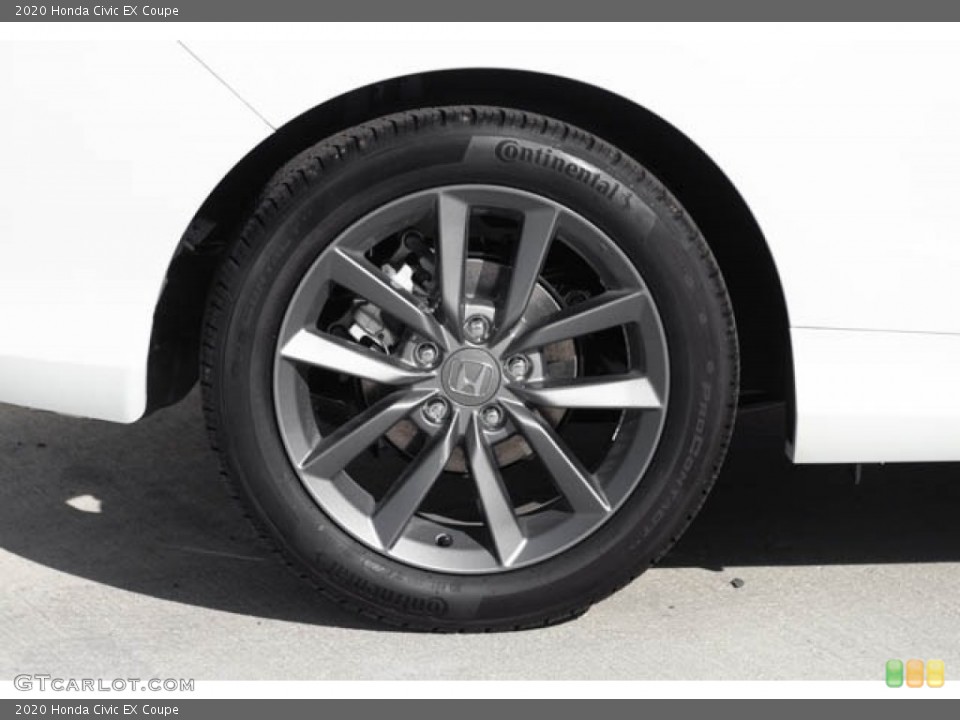 2020 Honda Civic EX Coupe Wheel and Tire Photo #136650232