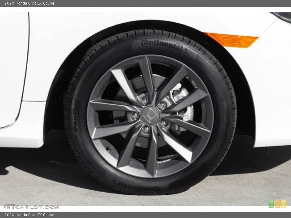 2020 Honda Civic EX Coupe Wheel and Tire Photo #136650255