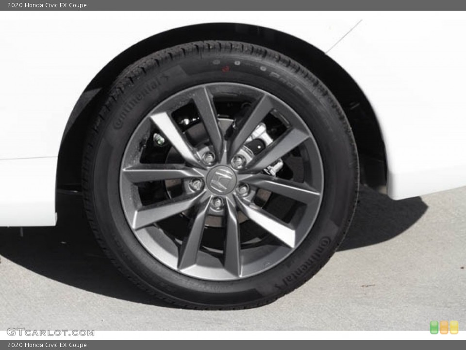 2020 Honda Civic EX Coupe Wheel and Tire Photo #136650280