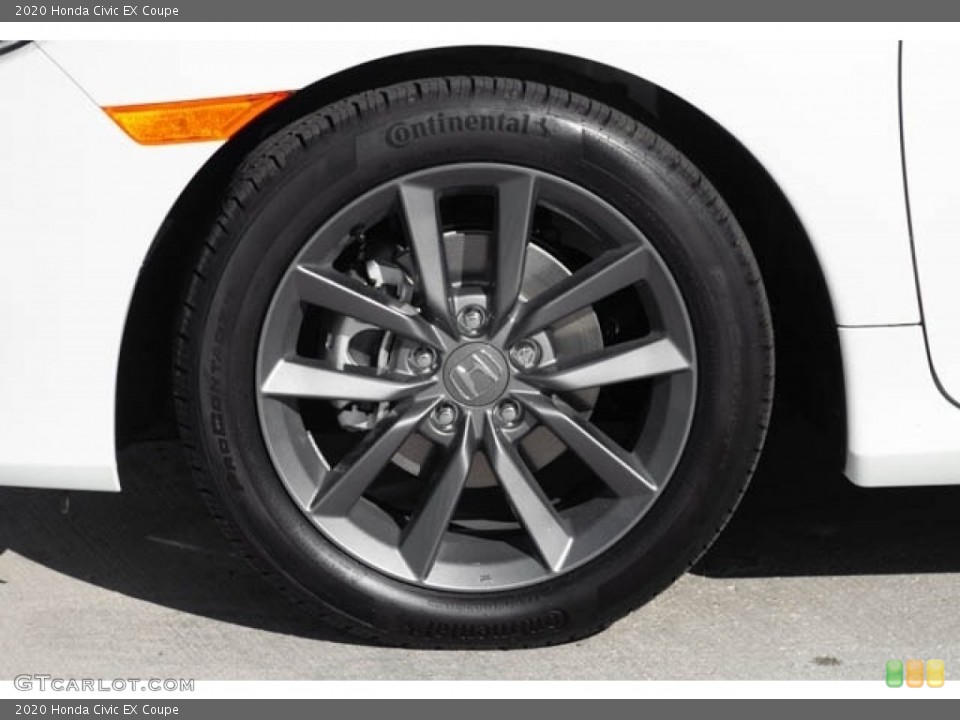 2020 Honda Civic EX Coupe Wheel and Tire Photo #136650303