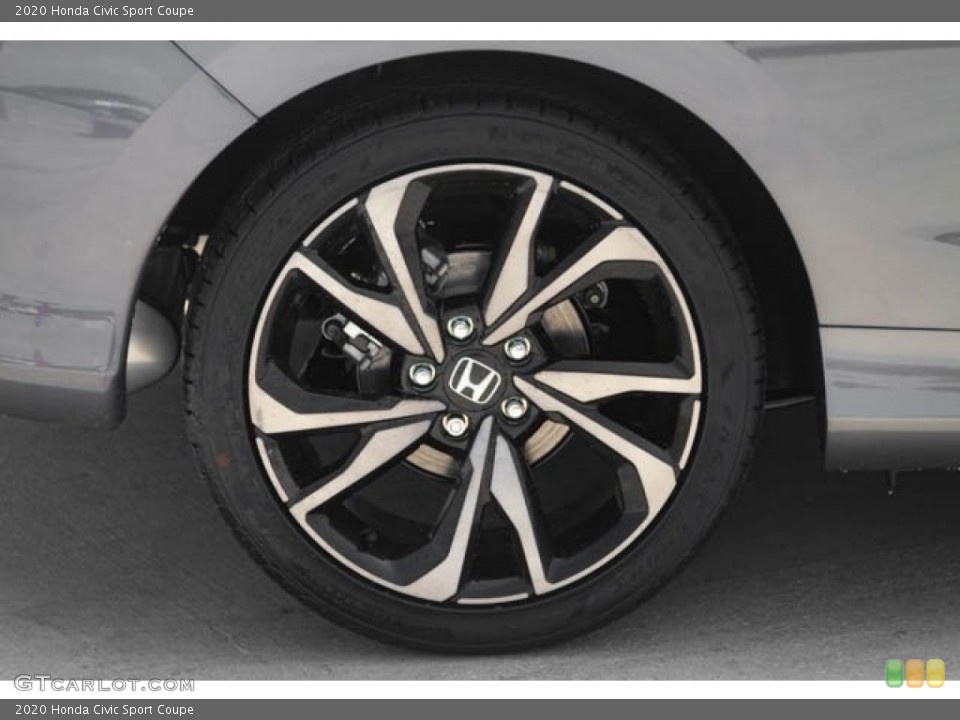 2020 Honda Civic Sport Coupe Wheel and Tire Photo #136674322