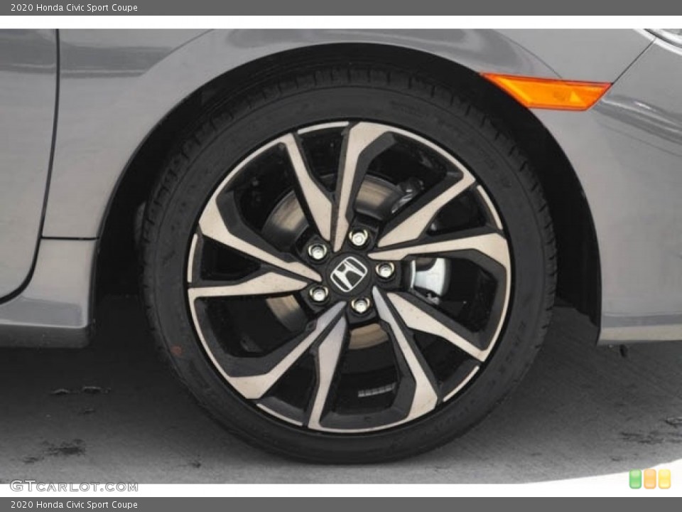 2020 Honda Civic Sport Coupe Wheel and Tire Photo #136674346