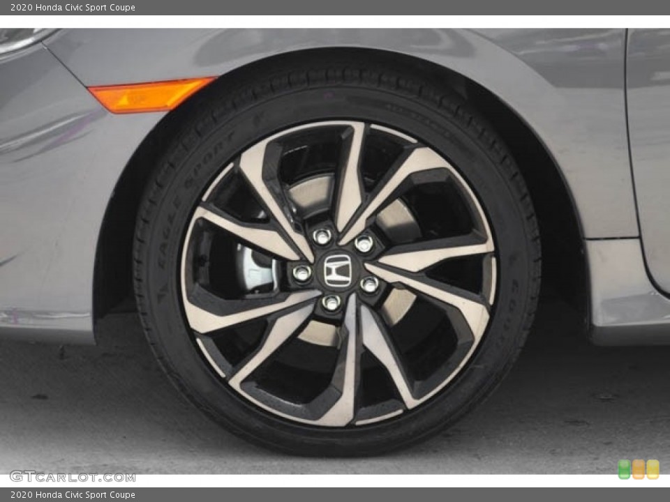 2020 Honda Civic Sport Coupe Wheel and Tire Photo #136674376