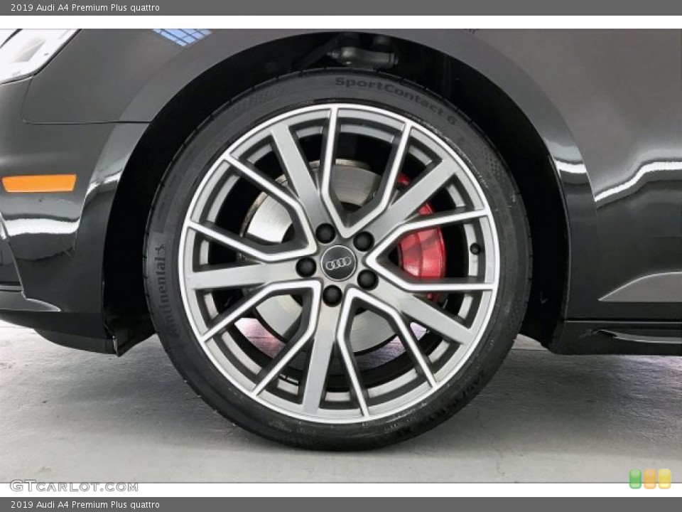2019 Audi A4 Premium Plus quattro Wheel and Tire Photo #136685173