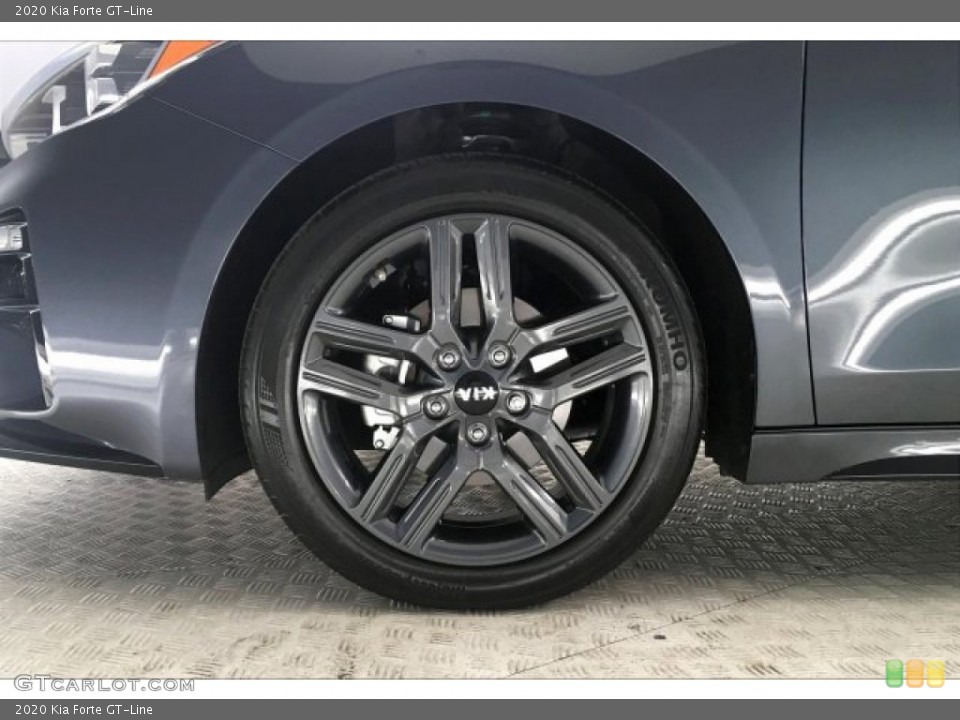 2020 Kia Forte GT-Line Wheel and Tire Photo #136729663