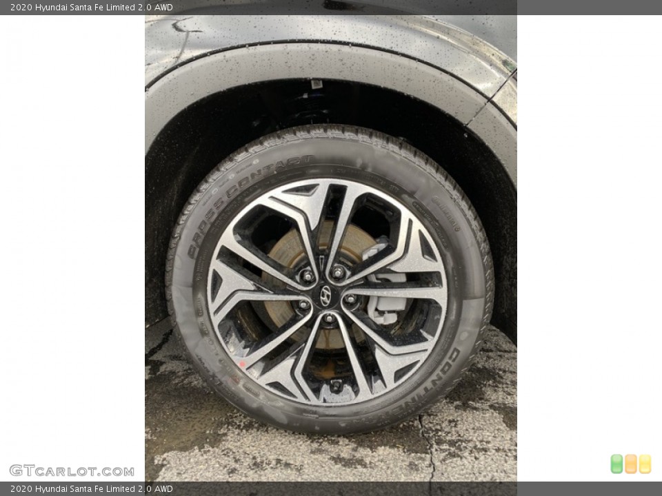 2020 Hyundai Santa Fe Limited 2.0 AWD Wheel and Tire Photo #136736410