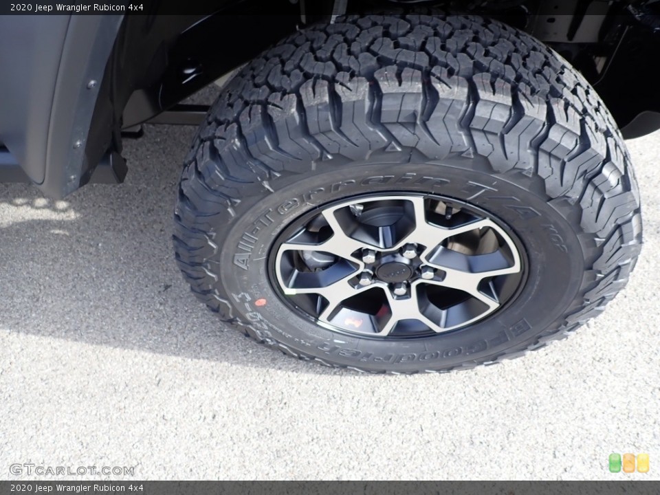 2020 Jeep Wrangler Rubicon 4x4 Wheel and Tire Photo #136800740