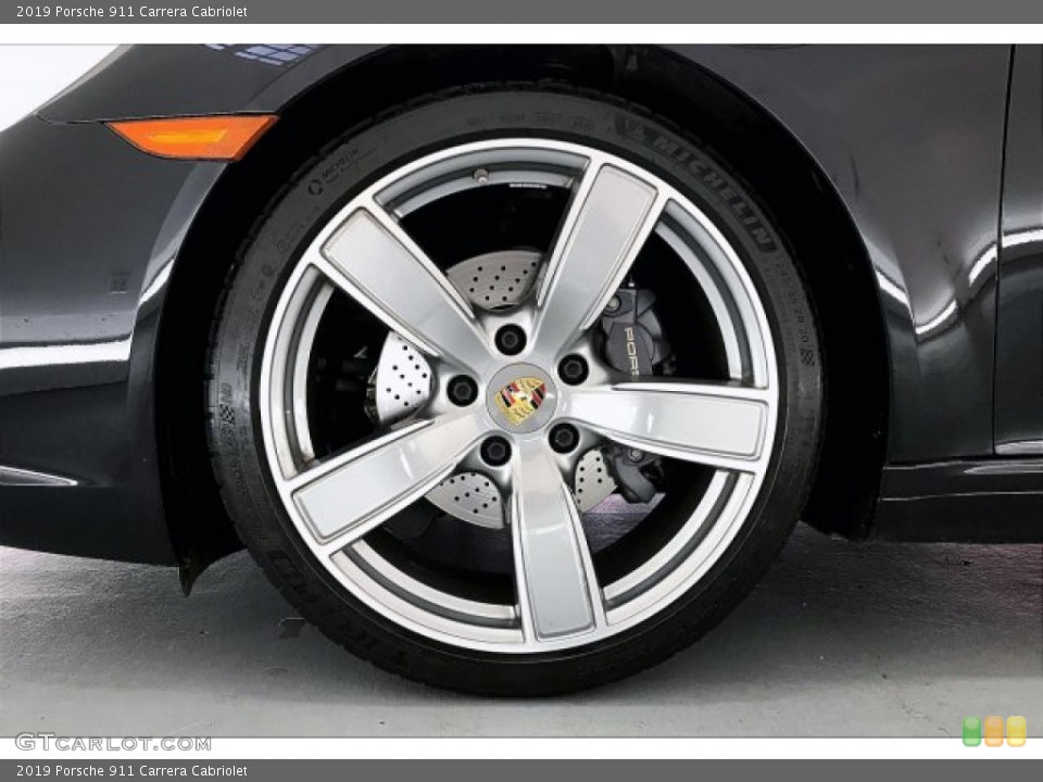 2019 Porsche 911 Carrera Cabriolet Wheel and Tire Photo #136834648