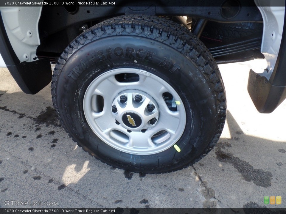 2020 Chevrolet Silverado 2500HD Work Truck Regular Cab 4x4 Wheel and Tire Photo #136885968