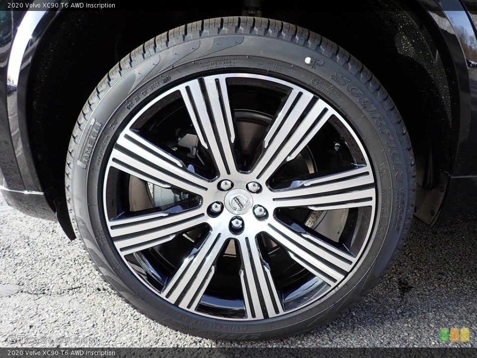 2020 Volvo XC90 T6 AWD Inscription Wheel and Tire Photo #136926678