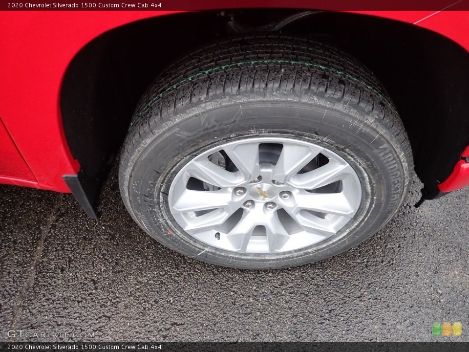 2020 Chevrolet Silverado 1500 Custom Crew Cab 4x4 Wheel and Tire Photo #136985317