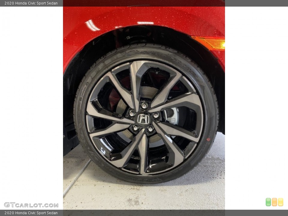2020 Honda Civic Sport Sedan Wheel and Tire Photo #136987289
