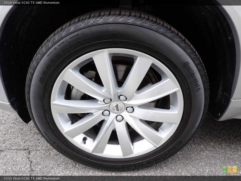 2019 Volvo XC90 T6 AWD Momentum Wheel and Tire Photo #137056848