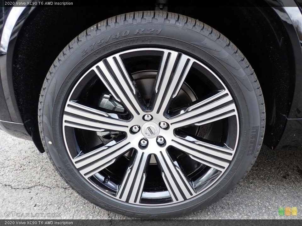 2020 Volvo XC90 T6 AWD Inscription Wheel and Tire Photo #137057427