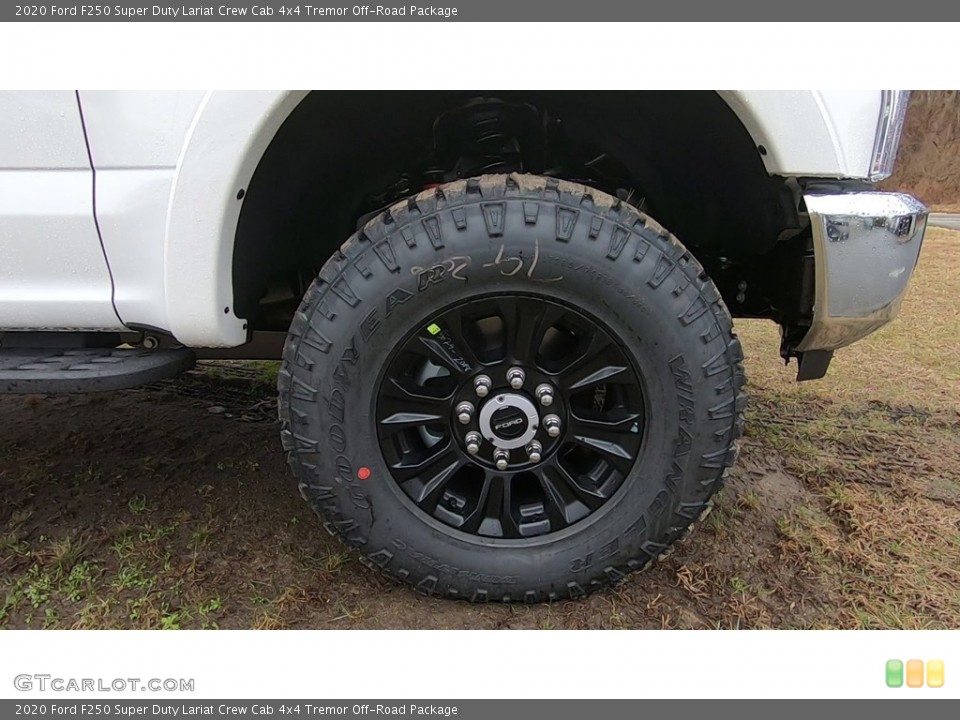 2020 Ford F250 Super Duty Lariat Crew Cab 4x4 Tremor Off-Road Package Wheel and Tire Photo #137076932