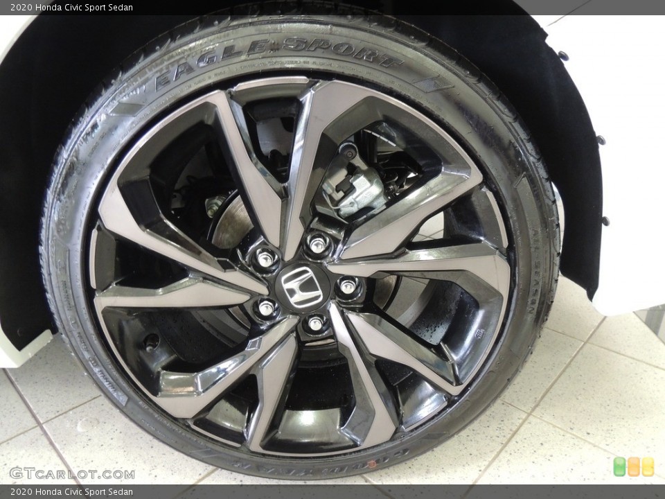2020 Honda Civic Sport Sedan Wheel and Tire Photo #137079461