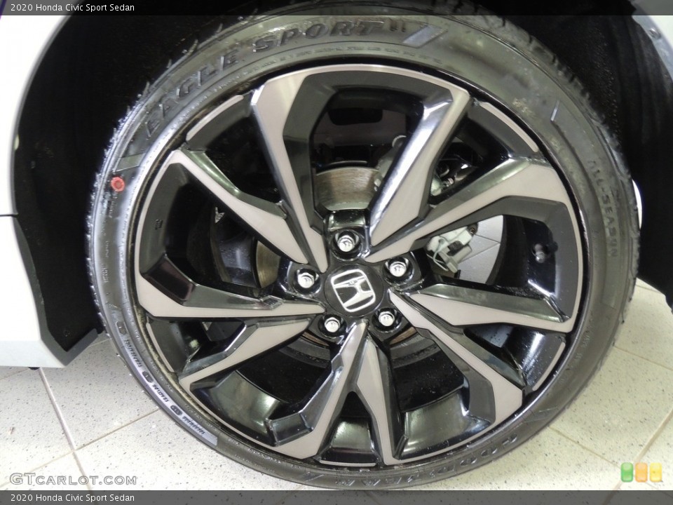 2020 Honda Civic Sport Sedan Wheel and Tire Photo #137079713