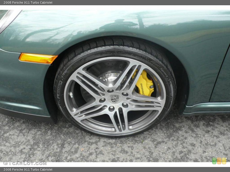 2008 Porsche 911 Turbo Cabriolet Wheel and Tire Photo #1372178