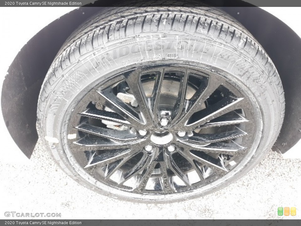 2020 Toyota Camry SE Nightshade Edition Wheel and Tire Photo #137231462