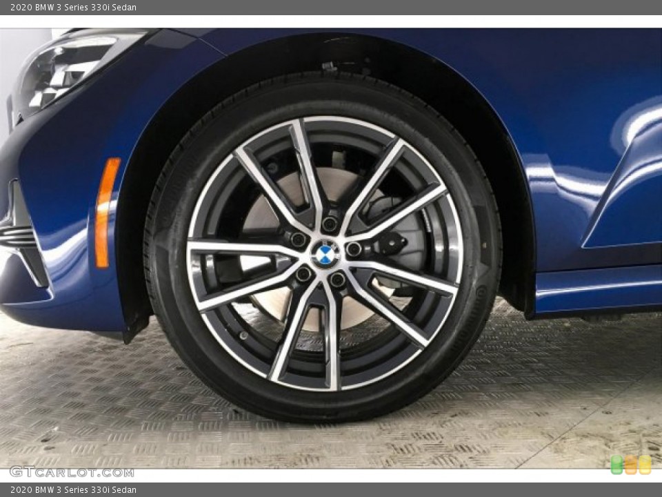 2020 BMW 3 Series 330i Sedan Wheel and Tire Photo #137245951