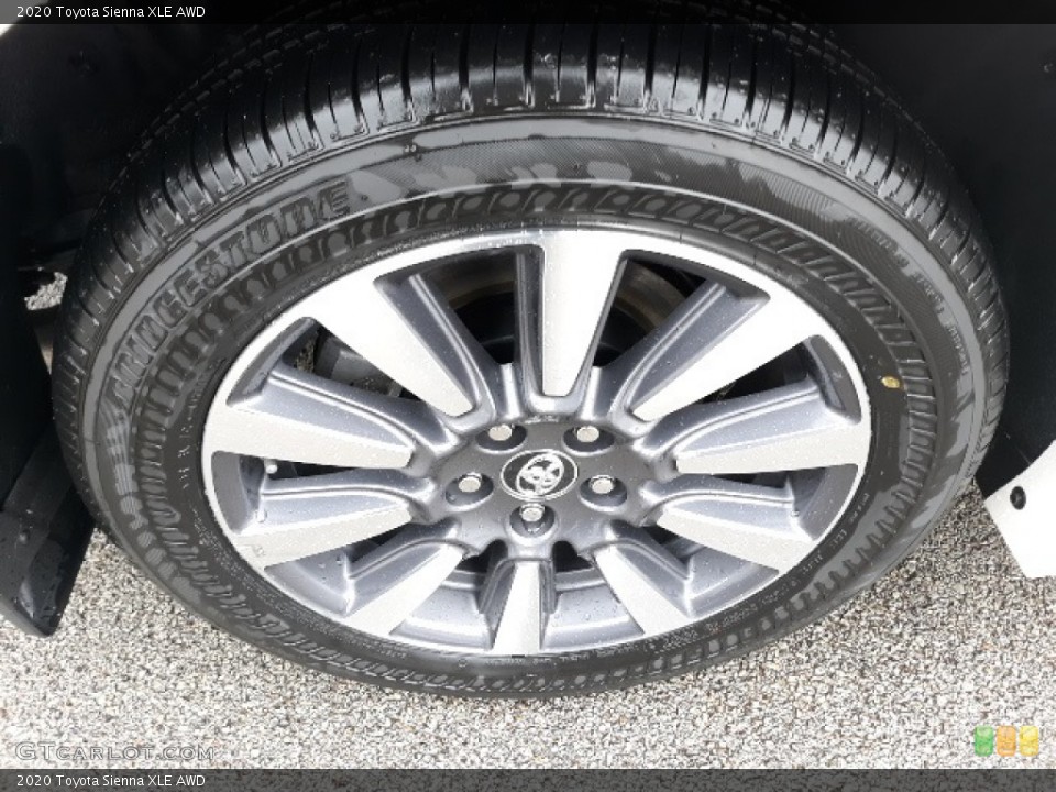 2020 Toyota Sienna XLE AWD Wheel and Tire Photo #137346589