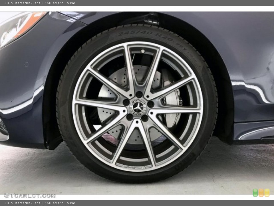 2019 Mercedes-Benz S 560 4Matic Coupe Wheel and Tire Photo #137396946