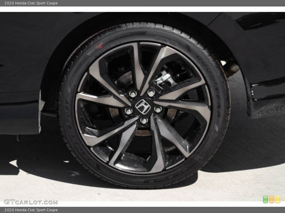 2020 Honda Civic Sport Coupe Wheel and Tire Photo #137418837