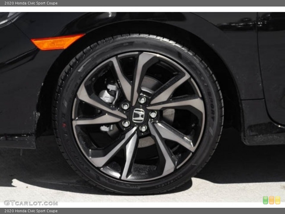 2020 Honda Civic Sport Coupe Wheel and Tire Photo #137418852