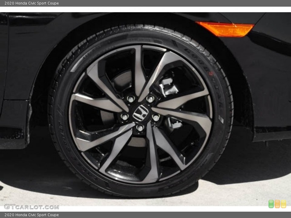 2020 Honda Civic Sport Coupe Wheel and Tire Photo #137418894