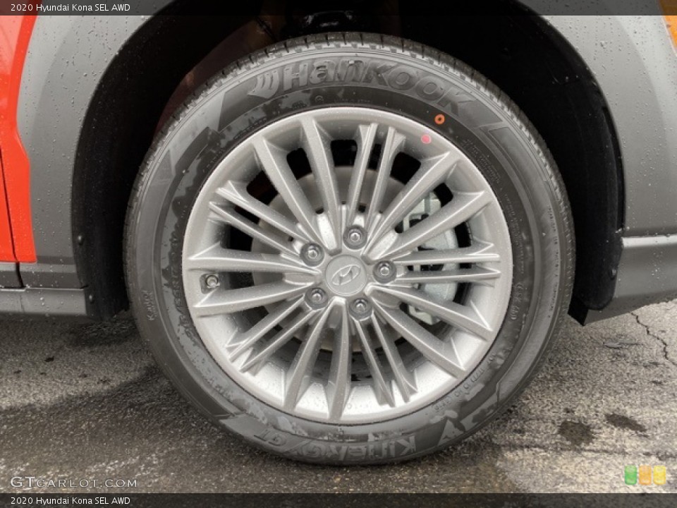 2020 Hyundai Kona SEL AWD Wheel and Tire Photo #137554033