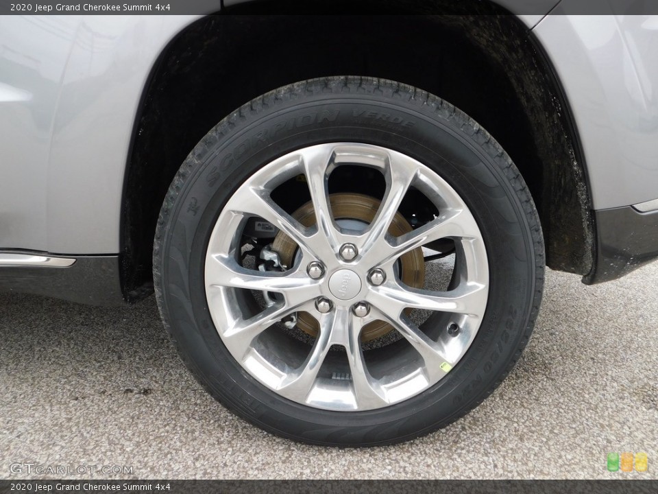 2020 Jeep Grand Cherokee Summit 4x4 Wheel and Tire Photo #137569564