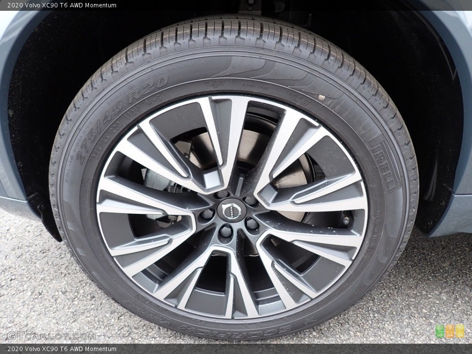 2020 Volvo XC90 T6 AWD Momentum Wheel and Tire Photo #137633843