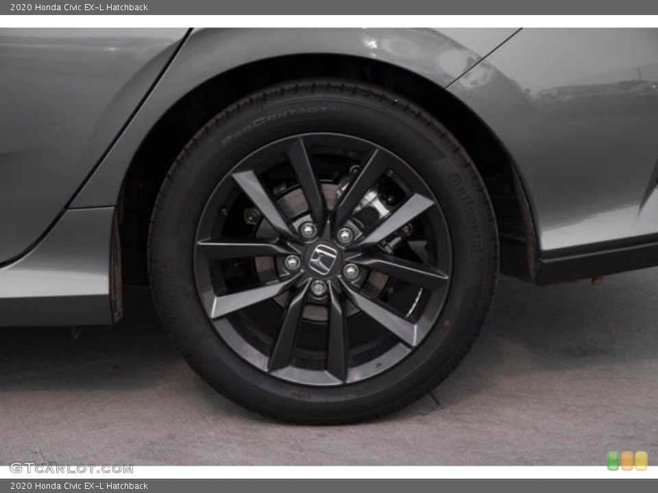 2020 Honda Civic EX-L Hatchback Wheel and Tire Photo #137663346
